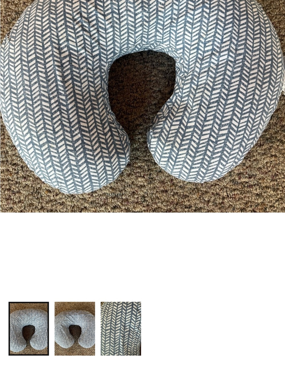 Boppy Chevron U-Shaped Nursing Pillow